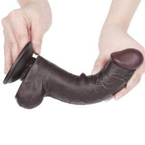 dildo sliding skin 8inch crni5