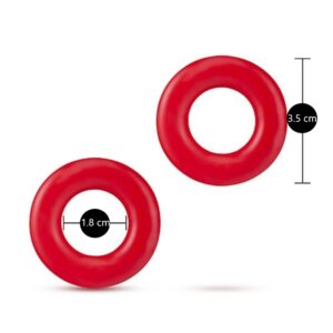 red donut rings 3