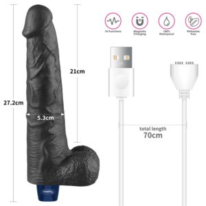 crni real softee sa testisima vibrator 6