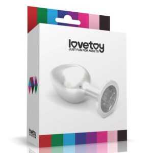 lovetoy butt plug metal svijetlo plavi 1