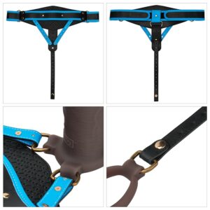 9 inch Enhanced Strap On Set tamni 3