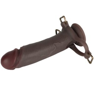 9 inch Enhanced Strap On Set tamni 999